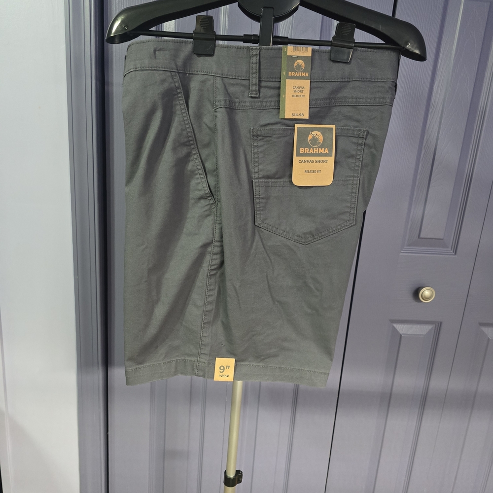 Brahma Mens Canvas Work Shorts Size 40 NWT